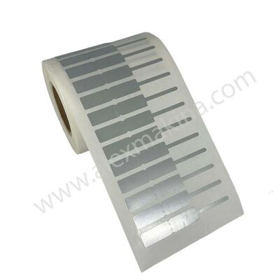 Barcode Label Silver 10 x 72 mm (1000)