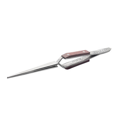 Fiber Grip Croos Lock Curved Tweezer