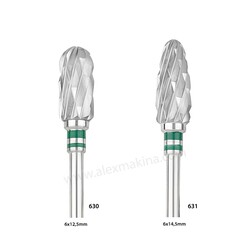 Mustar Carbide Bur Cross Cut Coarse - Thumbnail