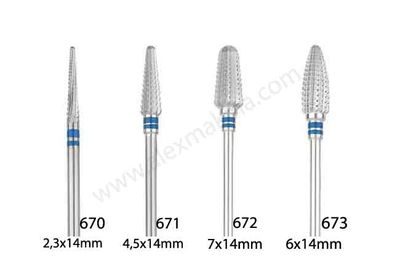 Mustar Carbide Bur Spiral Cut Standart