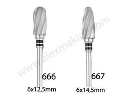 Mustar Carbide Bur Straight Cut Super Coarse - Thumbnail