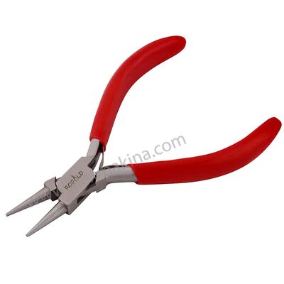 Round Nose Plier 130 mm Non Serrated With Spring