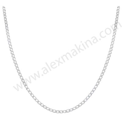 Sparse Curb Sterling Silver Chain 2,65 mm