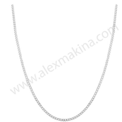 Tight Curb Silver Chain 2,65 mm