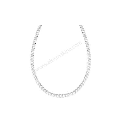  Tight Curb Silver Chain 5 mm