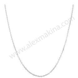 Tight Forse Sterling Silver Chain 1,0 mm - Thumbnail