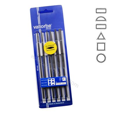 Vallorbe Wax Files Set Of 6